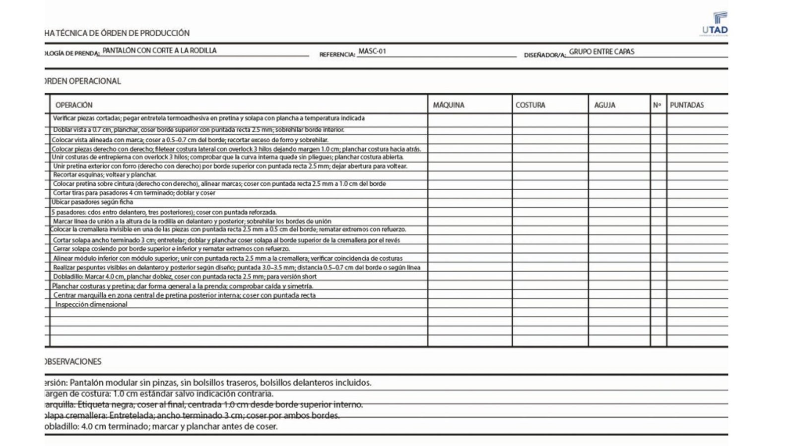 Ficha técnica 19 de 52
