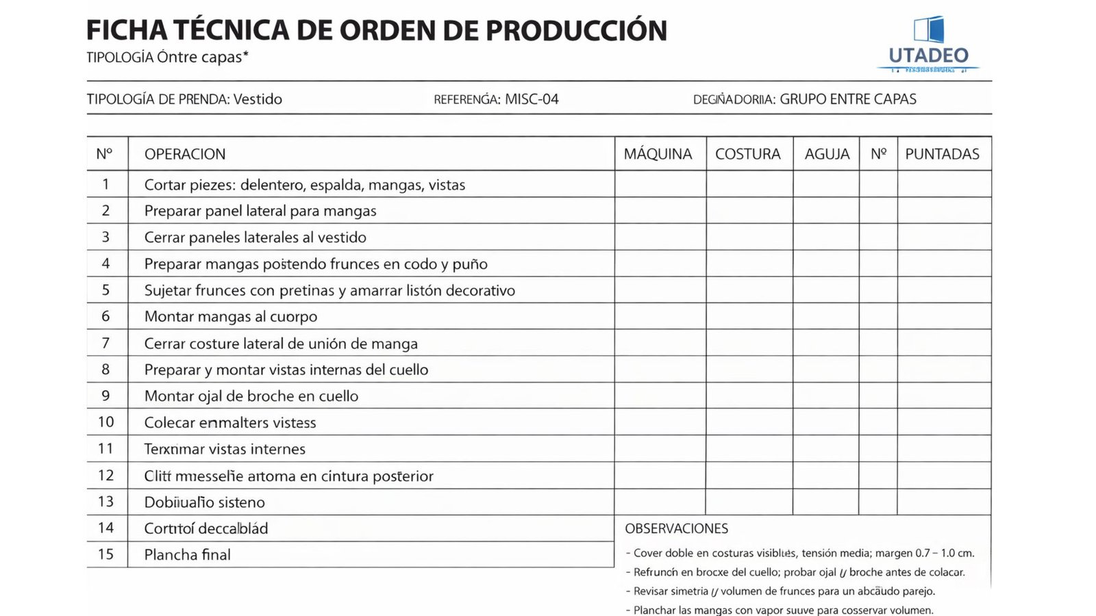 Ficha técnica 38 de 52